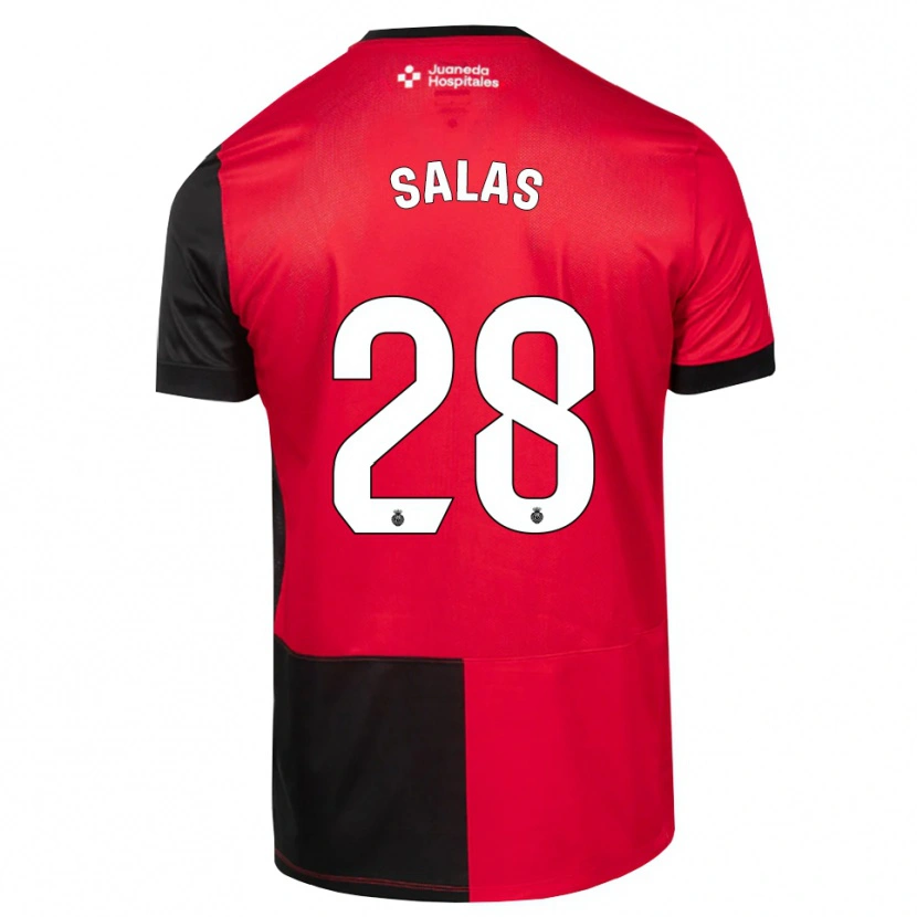 Danxen Homme Maillot Jan Salas #28 Noir Rouge Blanc Tenues Domicile 2026/27 T-Shirt
