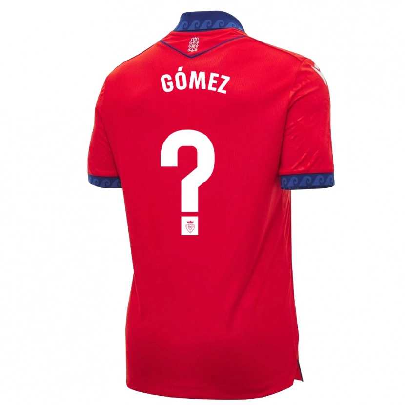 Danxen Homme Maillot Alonso Gómez #0 Rouge Bleu Marine Blanc Tenues Domicile 2026/27 T-Shirt