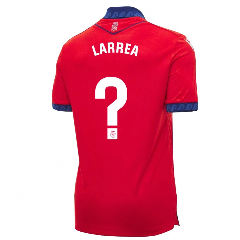 Danxen Homme Maillot Unai Larrea #0 Rouge Bleu Marine Blanc Tenues Domicile 2026/27 T-Shirt