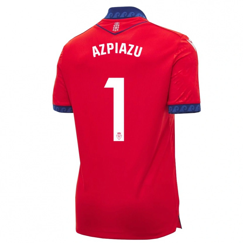Danxen Homme Maillot Nahia Azpiazu Moreno #1 Rouge Bleu Marine Blanc Tenues Domicile 2026/27 T-Shirt