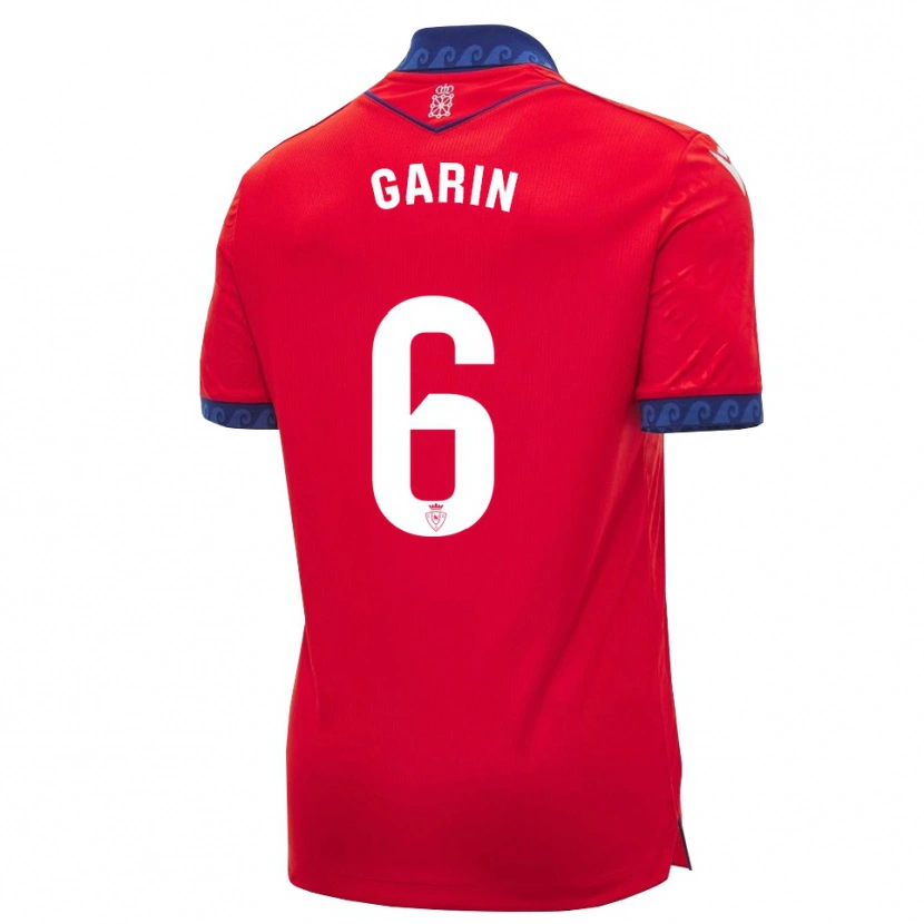 Danxen Homme Maillot Xabi Garin #6 Rouge Bleu Marine Blanc Tenues Domicile 2026/27 T-Shirt