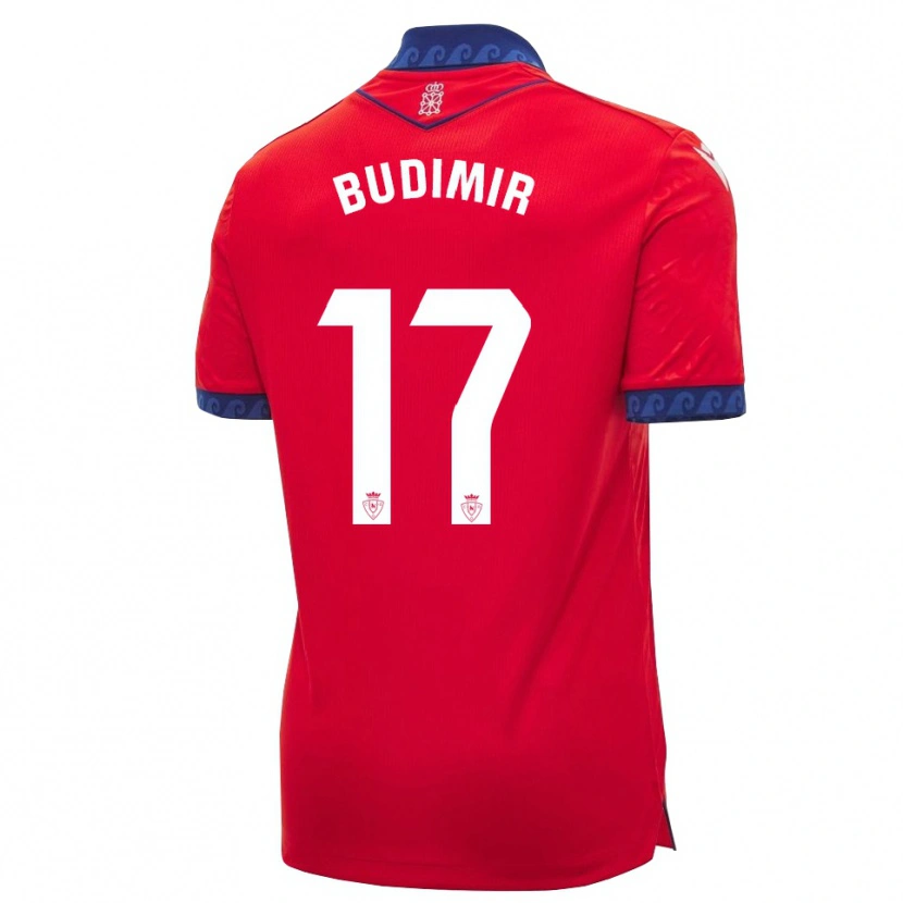 Danxen Homme Maillot Ante Budimir #17 Rouge Bleu Marine Blanc Tenues Domicile 2026/27 T-Shirt