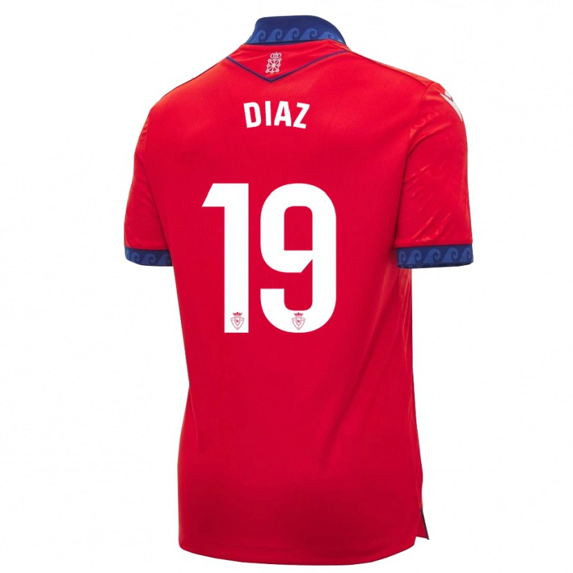 Danxen Homme Maillot Lucas Diaz #19 Rouge Bleu Marine Blanc Tenues Domicile 2026/27 T-Shirt