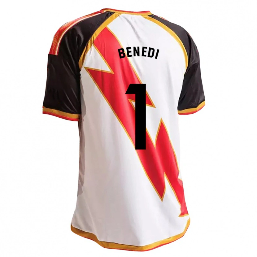 Danxen Homme Maillot Miguel Benedi #1 Noir Rouge Blanc Or Tenues Domicile 2026/27 T-Shirt
