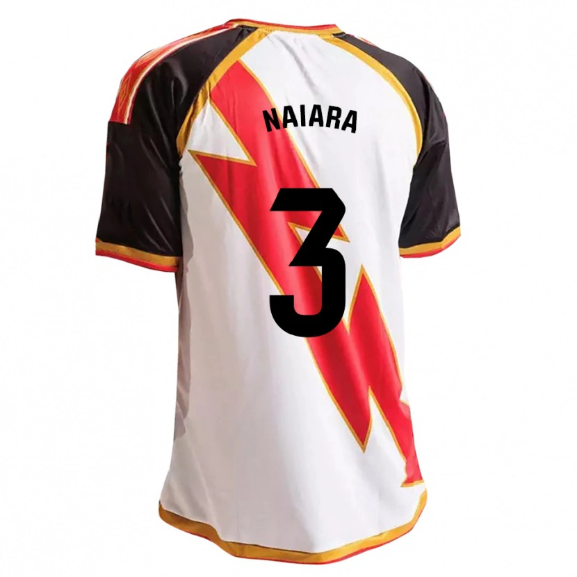 Danxen Homme Maillot Naiara Lozano Sánchez #3 Noir Rouge Blanc Or Tenues Domicile 2026/27 T-Shirt