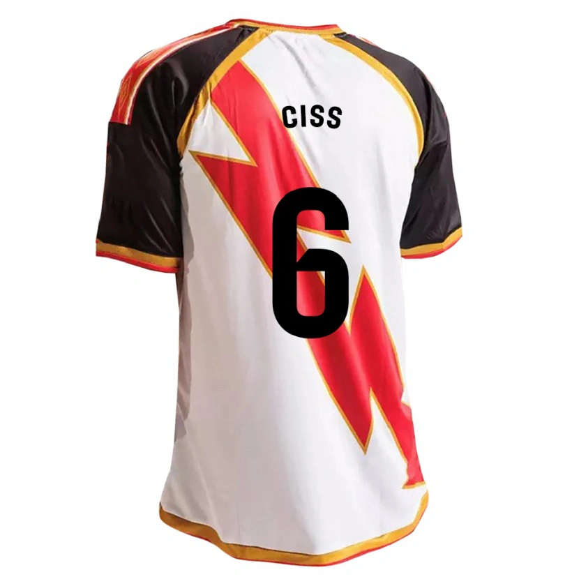 Danxen Homme Maillot Pathé Ciss #6 Noir Rouge Blanc Or Tenues Domicile 2026/27 T-Shirt