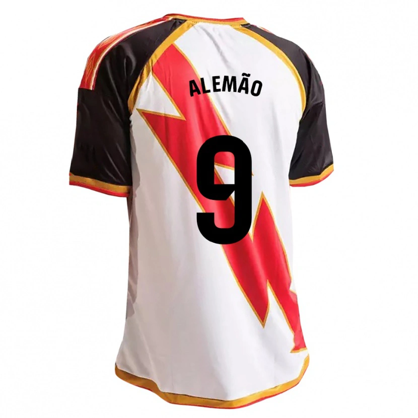 Danxen Homme Maillot Alemão #9 Noir Rouge Blanc Or Tenues Domicile 2026/27 T-Shirt