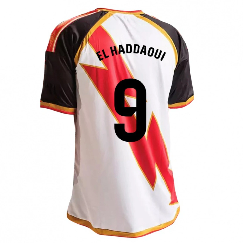 Danxen Homme Maillot Hamza El Haddaoui #9 Noir Rouge Blanc Or Tenues Domicile 2026/27 T-Shirt