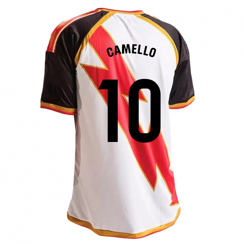 Danxen Homme Maillot Sergio Camello #10 Noir Rouge Blanc Or Tenues Domicile 2026/27 T-Shirt