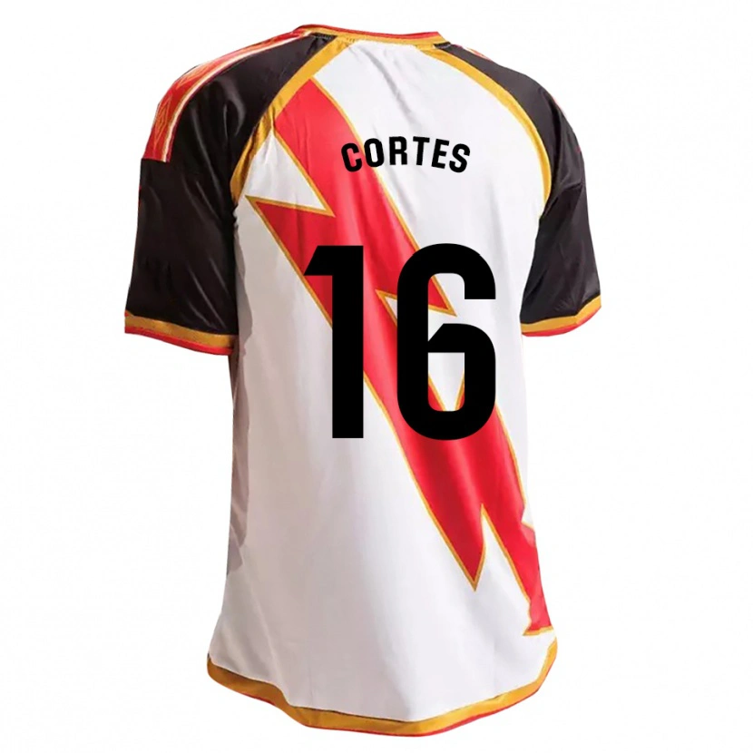Danxen Homme Maillot José Cortés #16 Noir Rouge Blanc Or Tenues Domicile 2026/27 T-Shirt