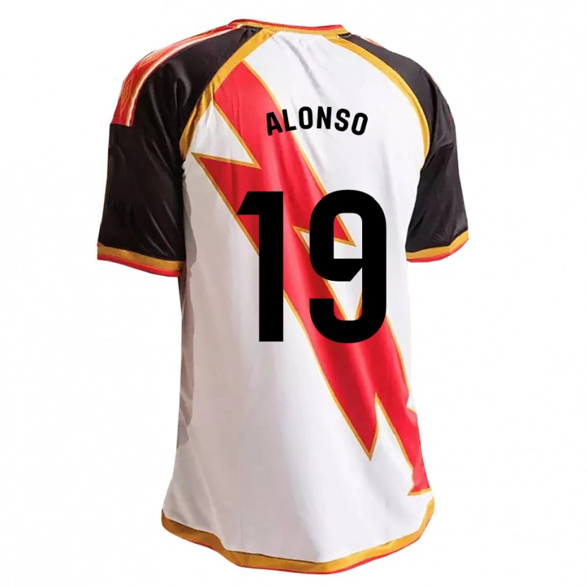 Danxen Homme Maillot Iván Alonso #19 Noir Rouge Blanc Or Tenues Domicile 2026/27 T-Shirt