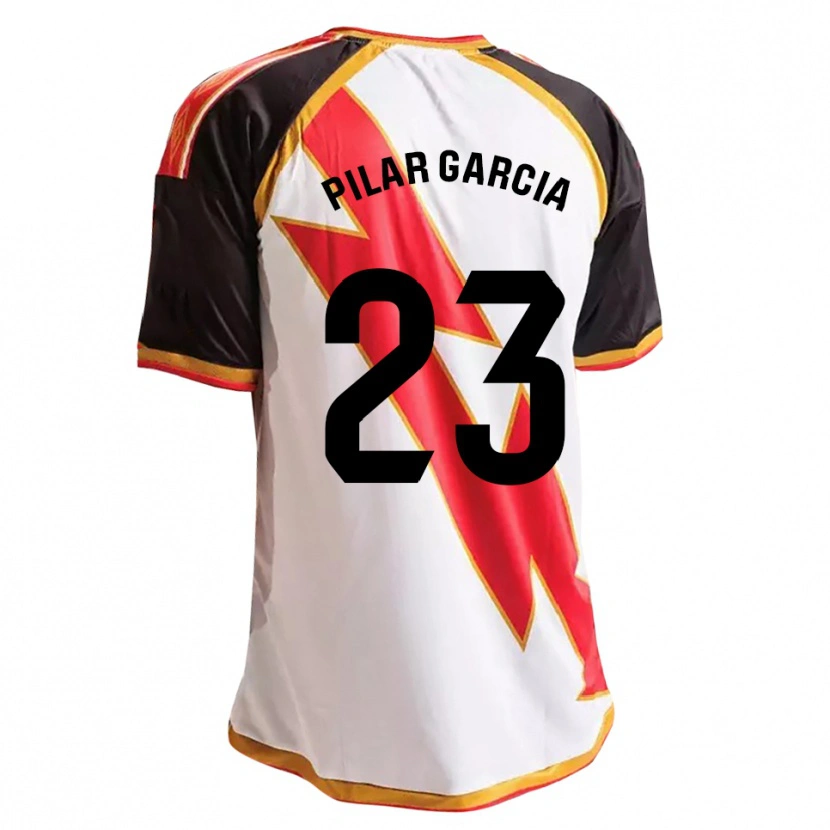 Danxen Homme Maillot María Pilar García Villalba #23 Noir Rouge Blanc Or Tenues Domicile 2026/27 T-Shirt