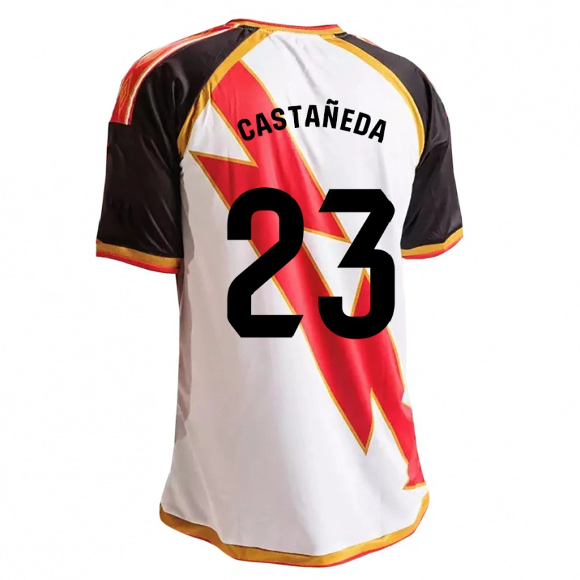Danxen Homme Maillot Ana Sofía Castañeda Giraldo #23 Noir Rouge Blanc Or Tenues Domicile 2026/27 T-Shirt