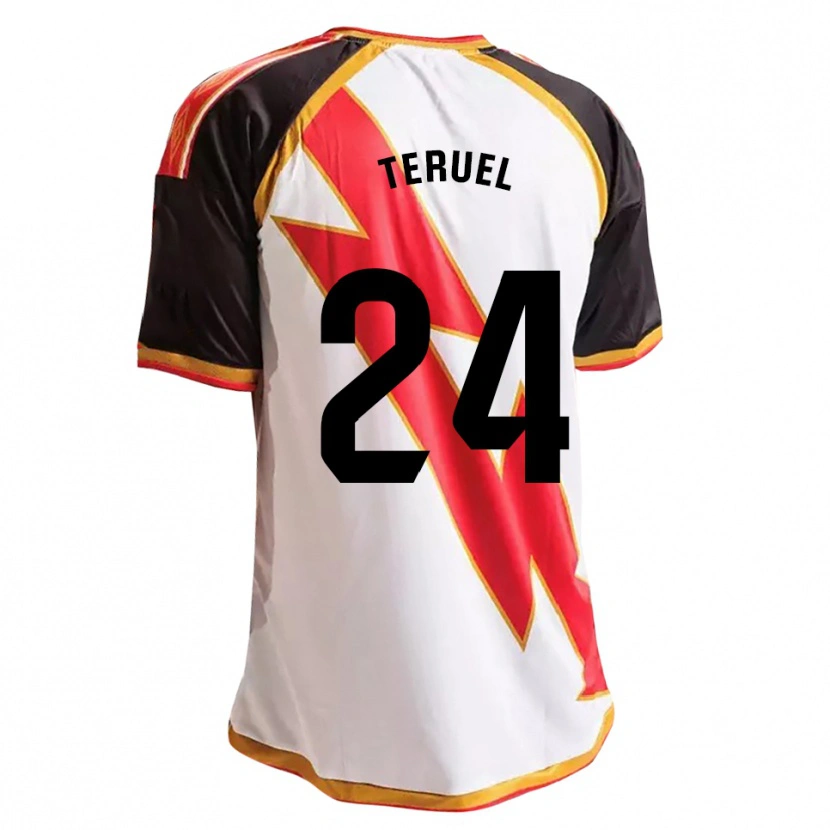 Danxen Homme Maillot Laura Teruel Montero #24 Noir Rouge Blanc Or Tenues Domicile 2026/27 T-Shirt