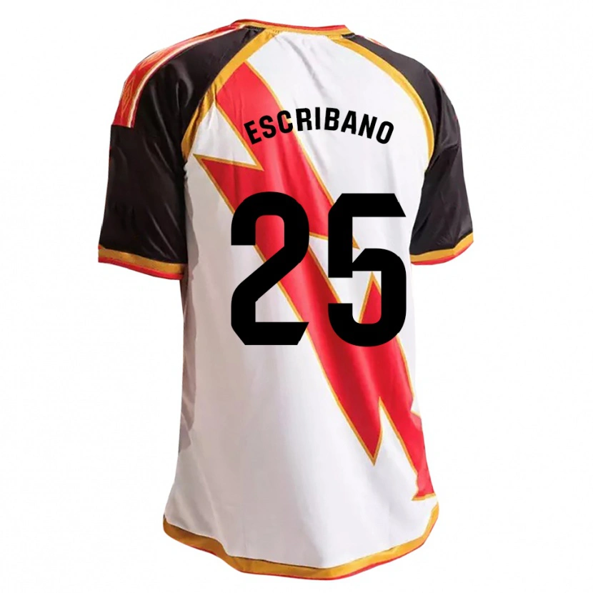 Danxen Homme Maillot Francisco Escribano #25 Noir Rouge Blanc Or Tenues Domicile 2026/27 T-Shirt