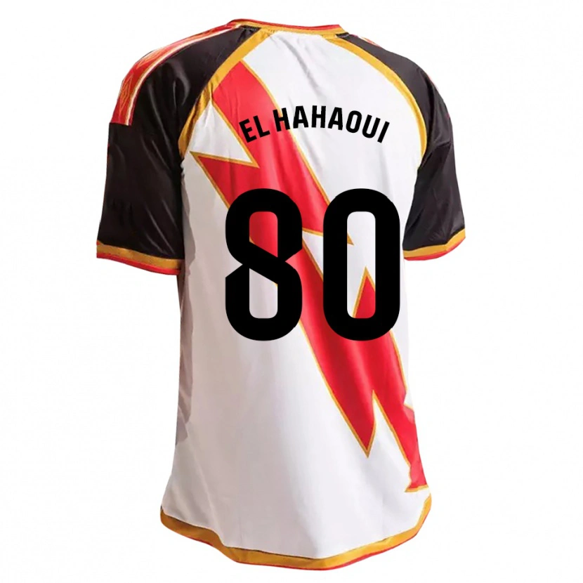 Danxen Homme Maillot Ayman El Hahaoui #80 Noir Rouge Blanc Or Tenues Domicile 2026/27 T-Shirt