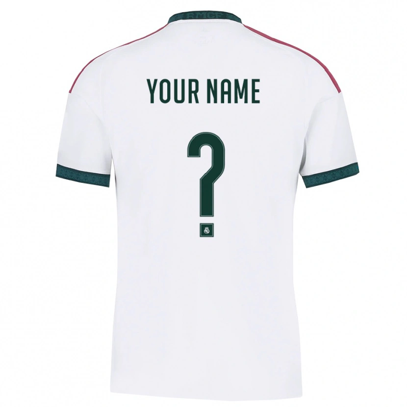 Danxen Homme Maillot Votre Nom #0 Vert Foncé Blanc Rouge Tenues Domicile 2026/27 T-Shirt