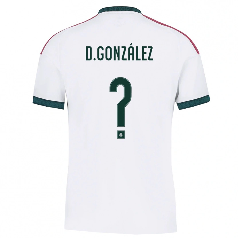 Danxen Homme Maillot Daniel González #0 Vert Foncé Blanc Rouge Tenues Domicile 2026/27 T-Shirt