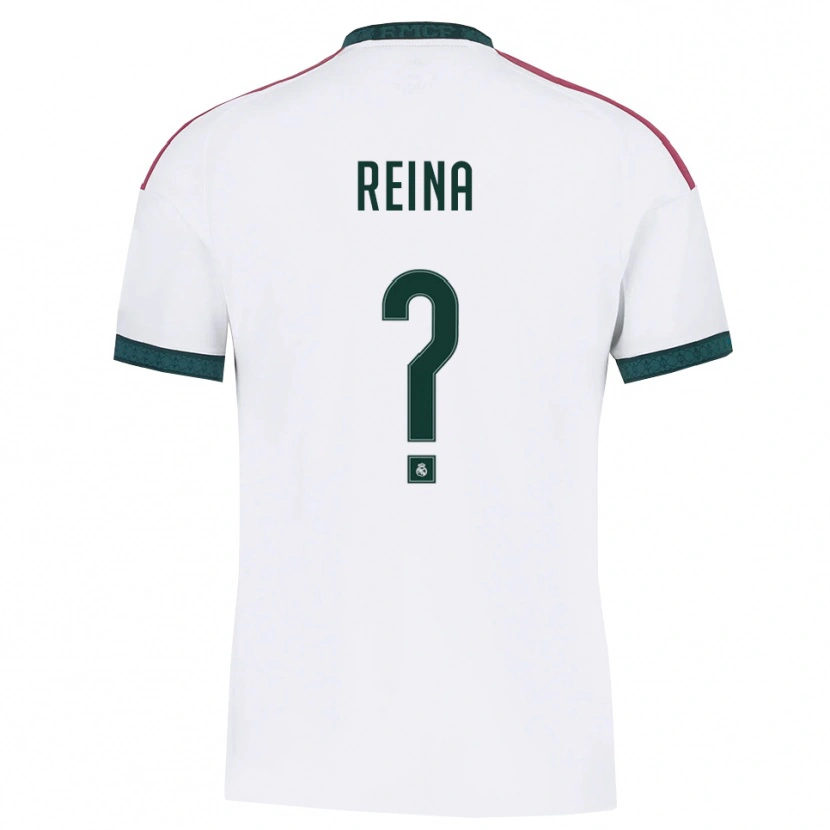 Danxen Homme Maillot Darío Reina #0 Vert Foncé Blanc Rouge Tenues Domicile 2026/27 T-Shirt