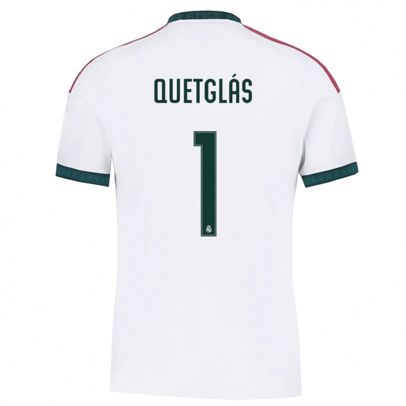 Danxen Homme Maillot Ferran Quetglás #1 Vert Foncé Blanc Rouge Tenues Domicile 2026/27 T-Shirt