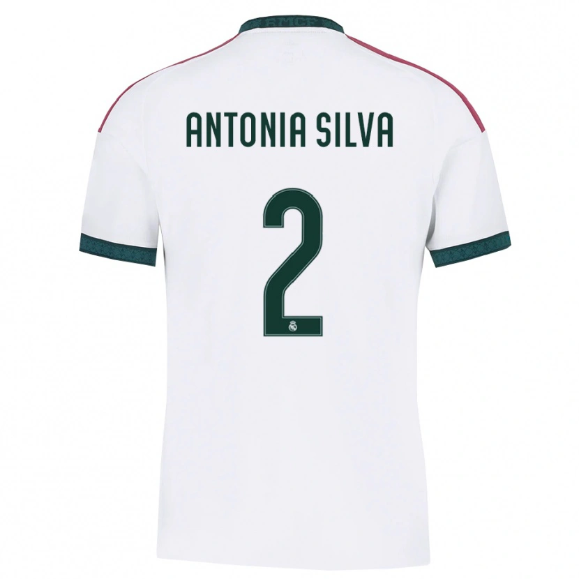 Danxen Homme Maillot Antônia Silva #2 Vert Foncé Blanc Rouge Tenues Domicile 2026/27 T-Shirt