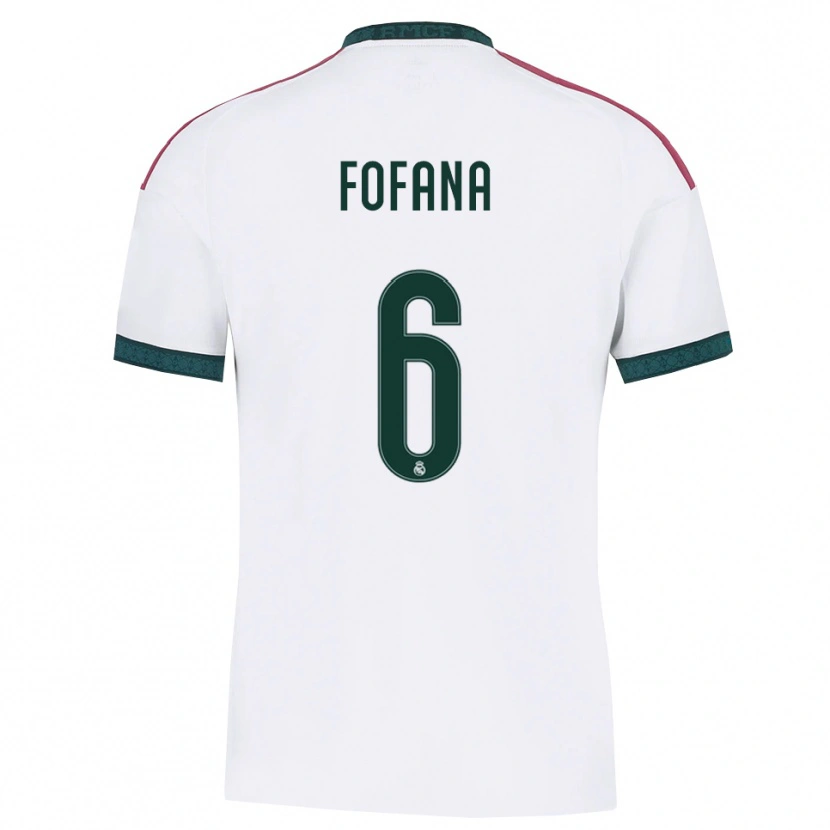 Danxen Homme Maillot Cherif Fofana #6 Vert Foncé Blanc Rouge Tenues Domicile 2026/27 T-Shirt