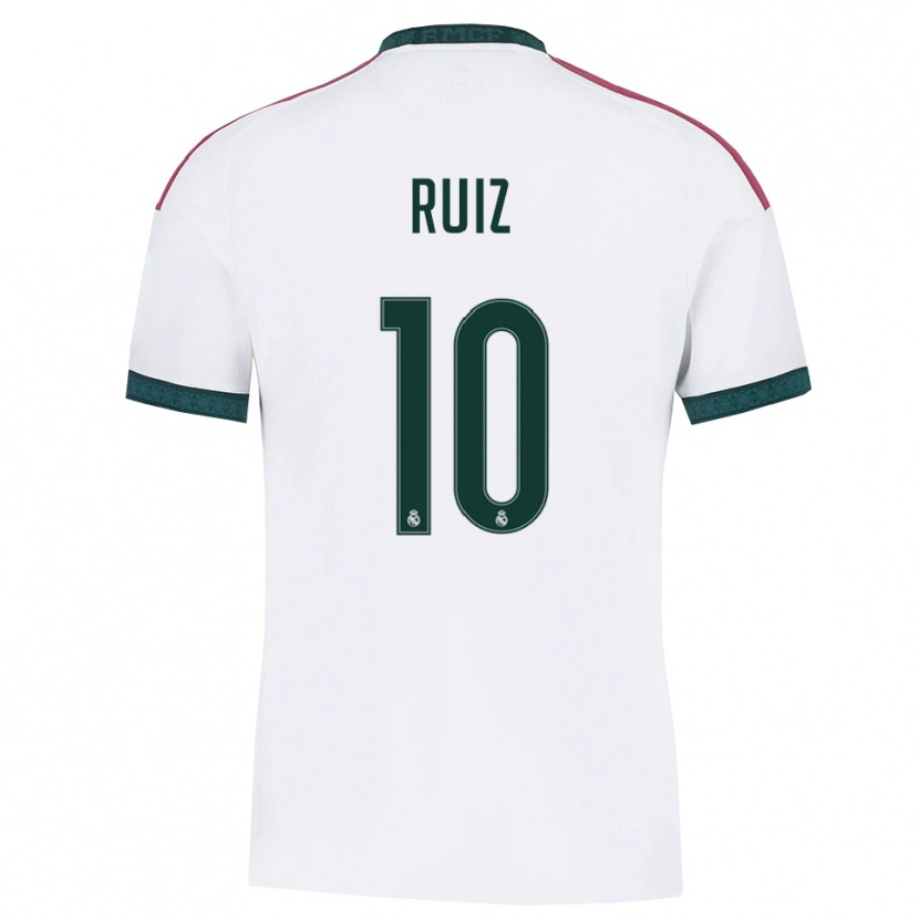 Danxen Homme Maillot Alberto Ruiz #10 Vert Foncé Blanc Rouge Tenues Domicile 2026/27 T-Shirt