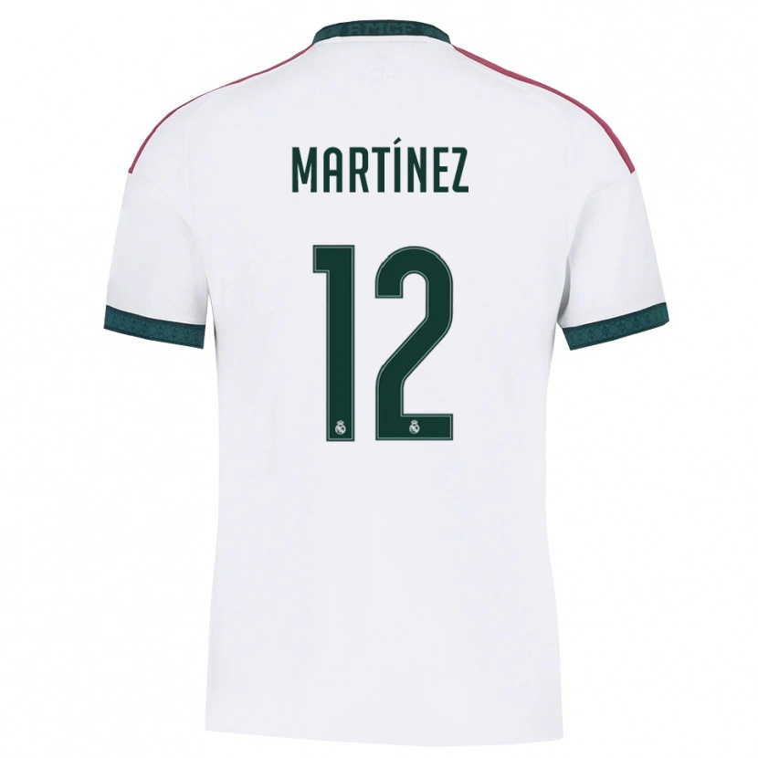 Danxen Homme Maillot Rubén Martínez #12 Vert Foncé Blanc Rouge Tenues Domicile 2026/27 T-Shirt