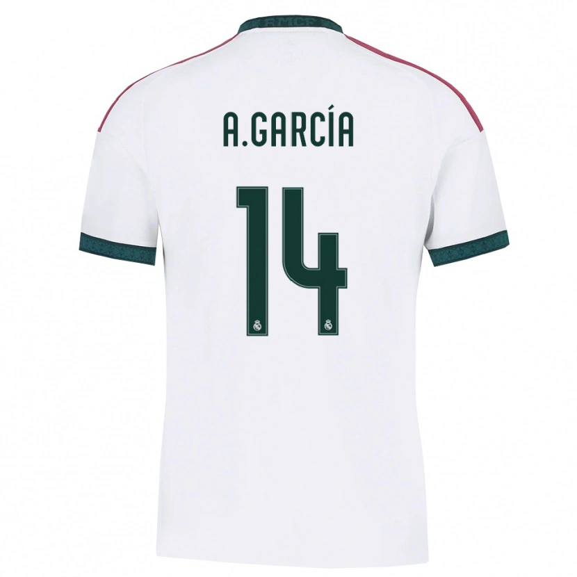 Danxen Homme Maillot Aimar García #14 Vert Foncé Blanc Rouge Tenues Domicile 2026/27 T-Shirt