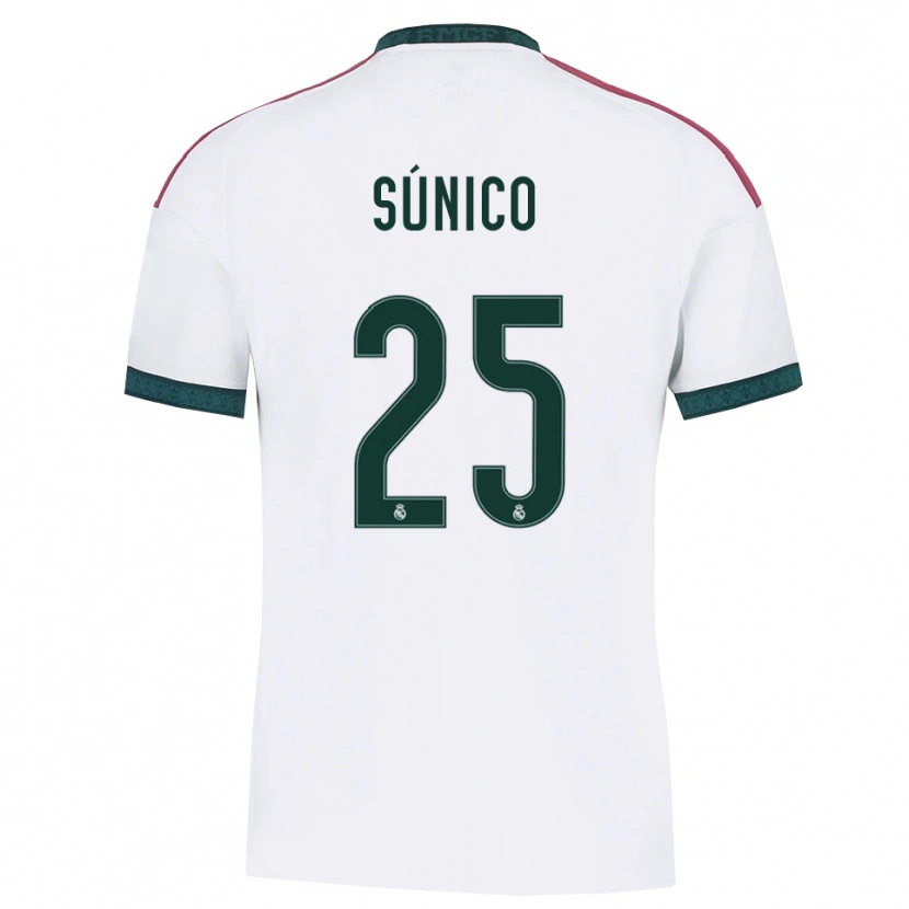 Danxen Homme Maillot Guille Súnico #25 Vert Foncé Blanc Rouge Tenues Domicile 2026/27 T-Shirt