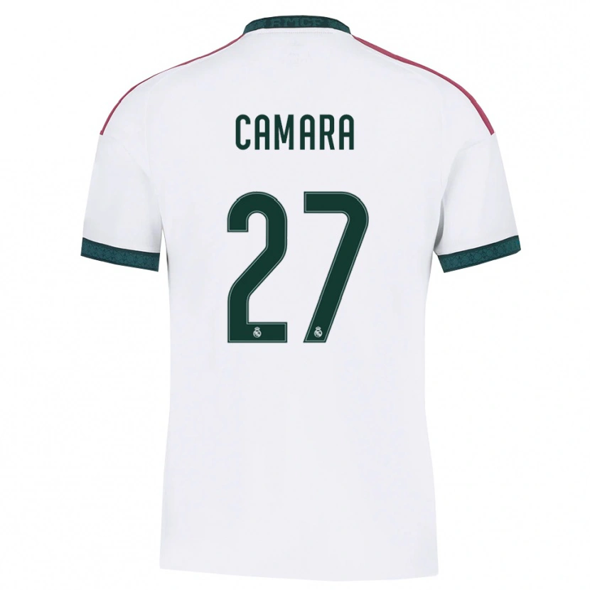Danxen Homme Maillot Kalifa Camara #27 Vert Foncé Blanc Rouge Tenues Domicile 2026/27 T-Shirt