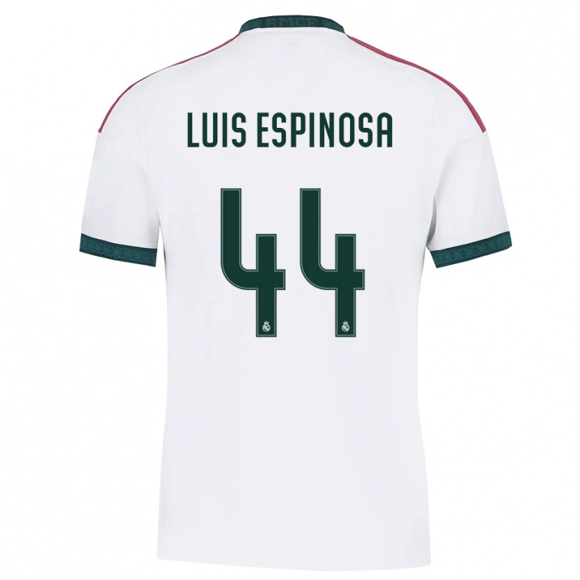 Danxen Homme Maillot José Luis Espinosa #44 Vert Foncé Blanc Rouge Tenues Domicile 2026/27 T-Shirt