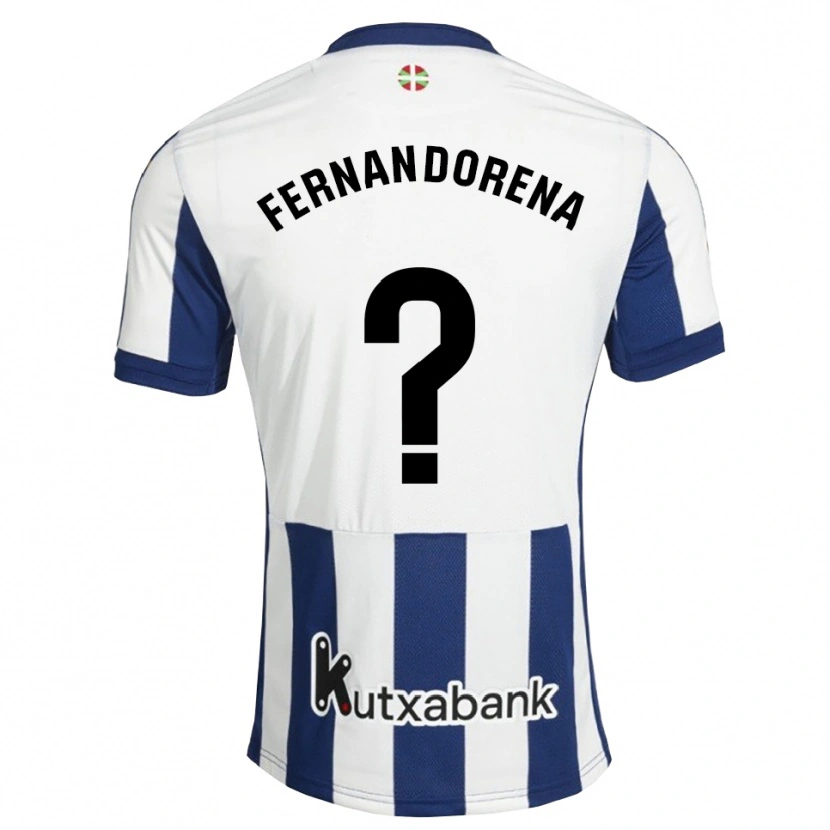 Danxen Homme Maillot Alex Fernandorena #0 Bleu Marine Blanc Goldenrod Tenues Domicile 2026/27 T-Shirt