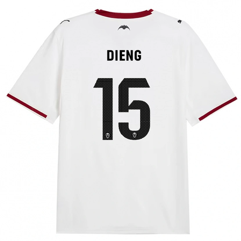 Danxen Homme Maillot Aliou Dieng #15 Noir Blanc Rouge Jaune Tenues Domicile 2026/27 T-Shirt