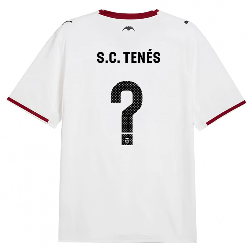 Danxen Homme Maillot Sergi Canós #0 Noir Blanc Rouge Jaune Tenues Domicile 2026/27 T-Shirt