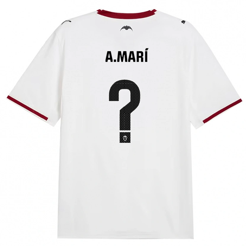 Danxen Homme Maillot Alberto Marí #0 Noir Blanc Rouge Jaune Tenues Domicile 2026/27 T-Shirt