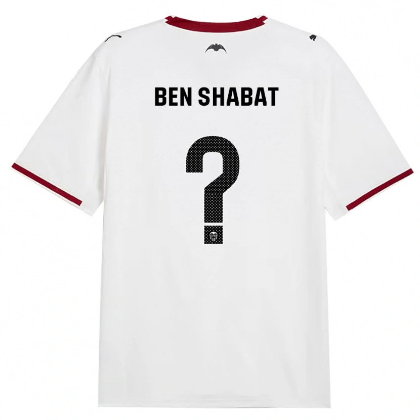 Danxen Homme Maillot Arad Ben Shabat #0 Noir Blanc Rouge Jaune Tenues Domicile 2026/27 T-Shirt