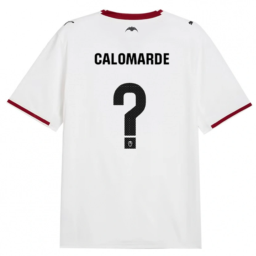 Danxen Homme Maillot Jorge Calomarde #0 Noir Blanc Rouge Jaune Tenues Domicile 2026/27 T-Shirt