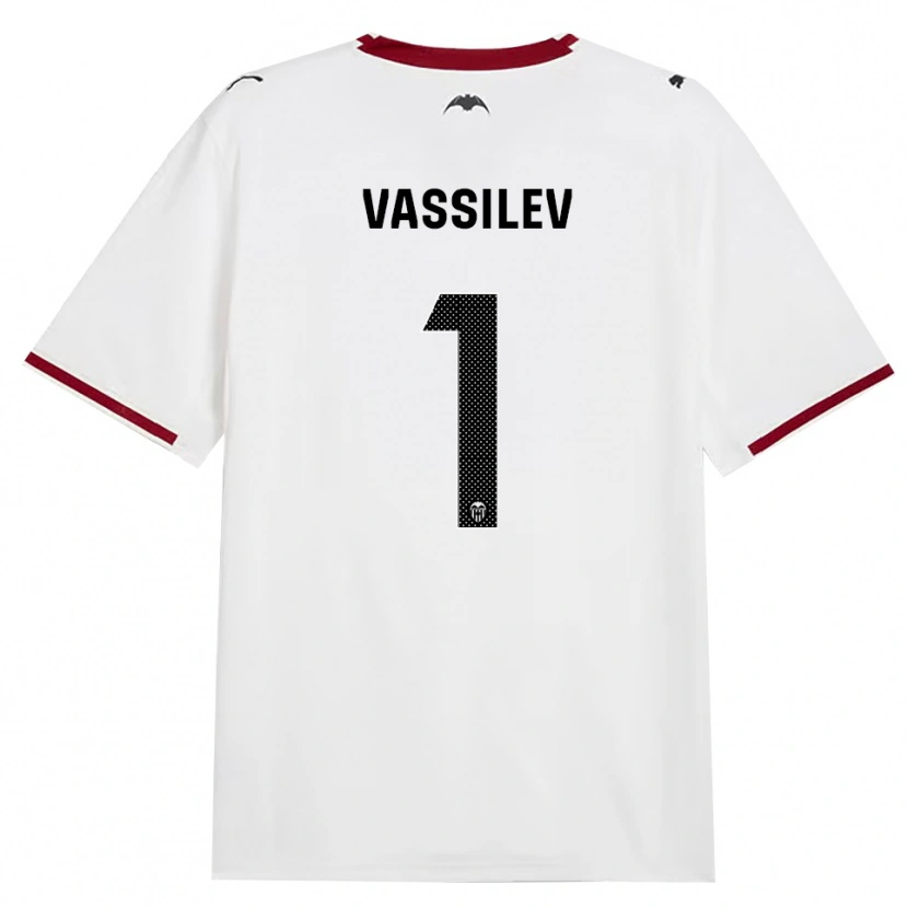 Danxen Homme Maillot David Vassilev #1 Noir Blanc Rouge Jaune Tenues Domicile 2026/27 T-Shirt