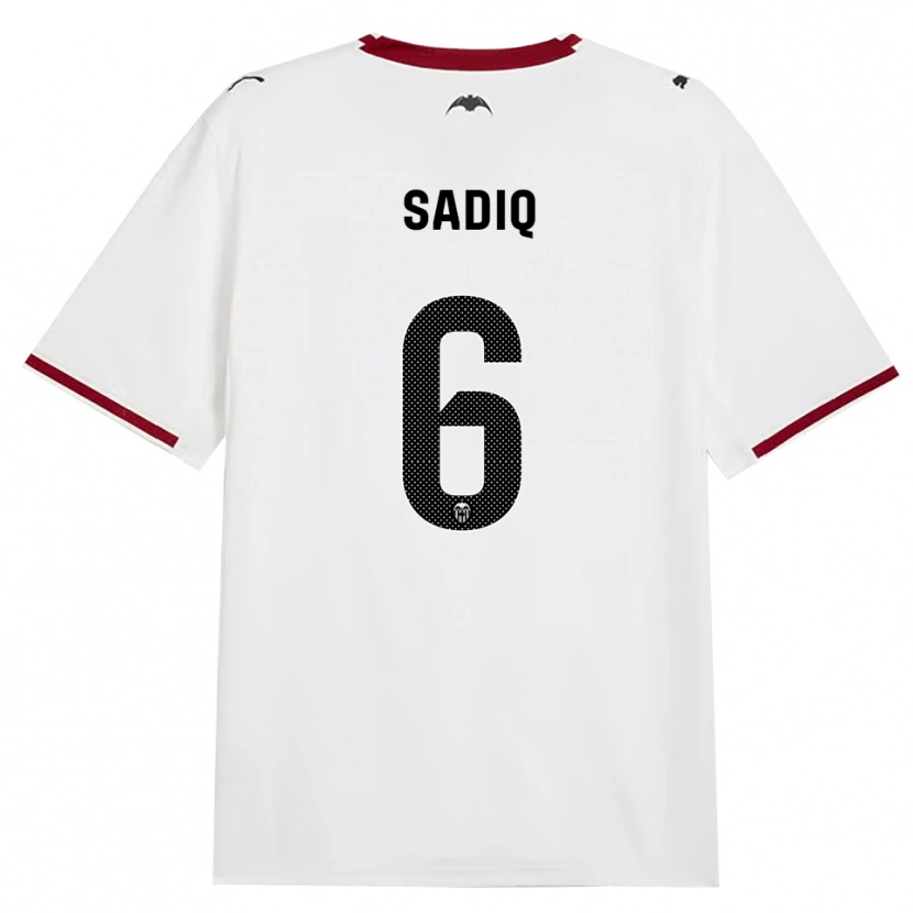 Danxen Homme Maillot Umar Sadiq #6 Noir Blanc Rouge Jaune Tenues Domicile 2026/27 T-Shirt