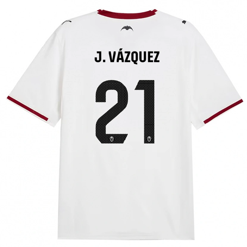 Danxen Homme Maillot Jesús Vázquez #21 Noir Blanc Rouge Jaune Tenues Domicile 2026/27 T-Shirt