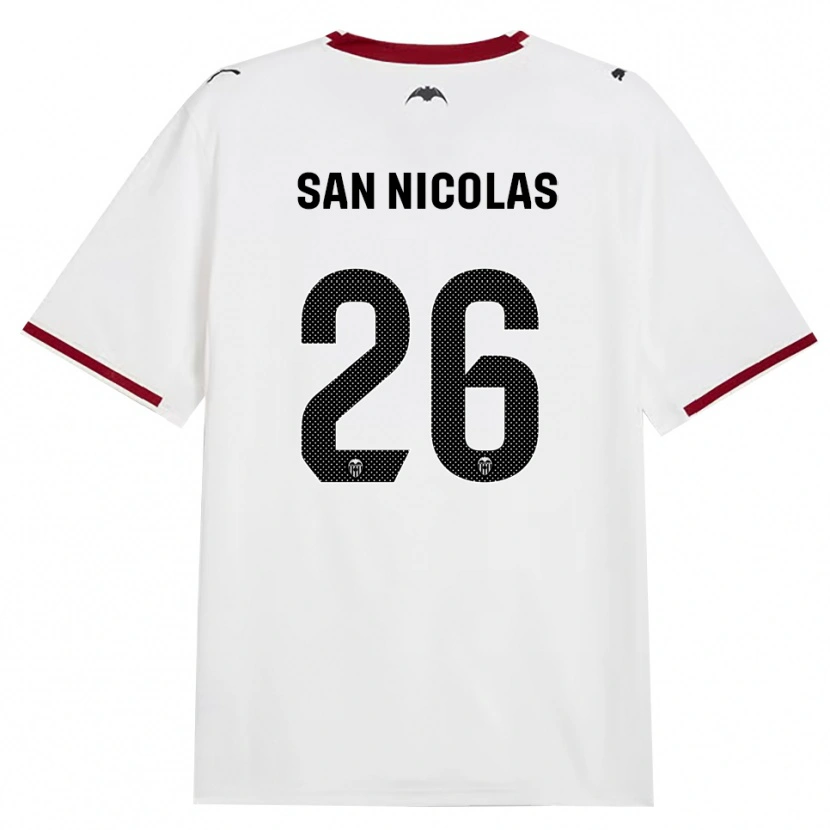 Danxen Homme Maillot Olga San Nicolas #26 Noir Blanc Rouge Jaune Tenues Domicile 2026/27 T-Shirt