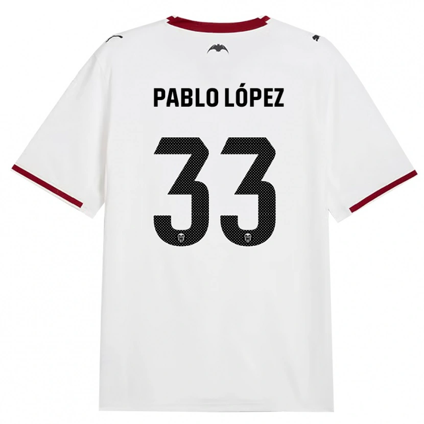 Danxen Homme Maillot Pablo López #33 Noir Blanc Rouge Jaune Tenues Domicile 2026/27 T-Shirt