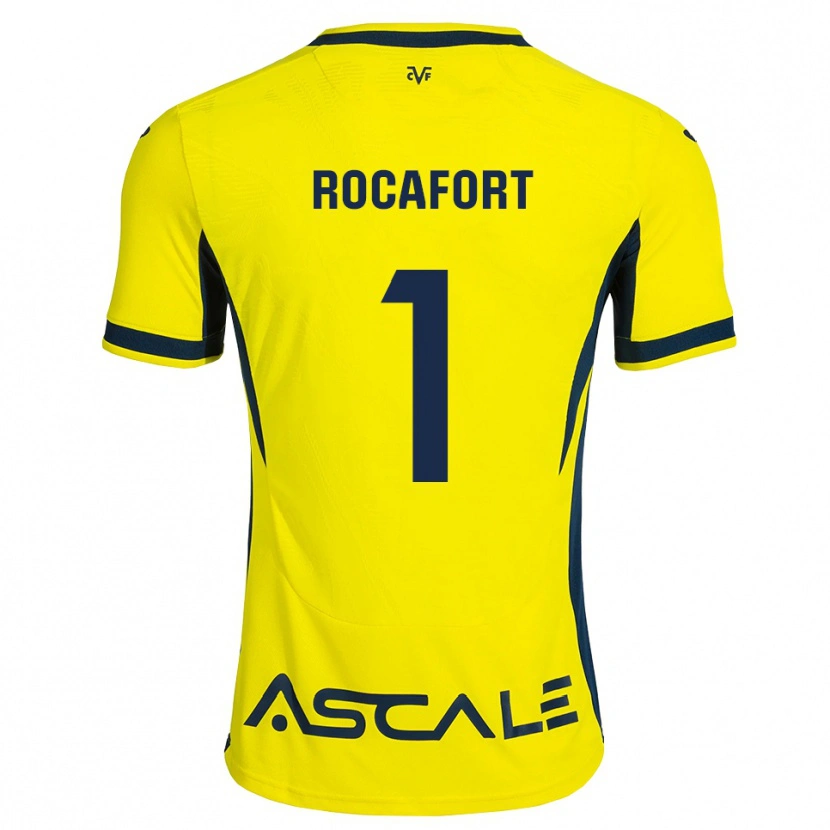 Danxen Homme Maillot Rodrigo Rocafort #1 Jaune Noir Rouge Tenues Domicile 2026/27 T-Shirt