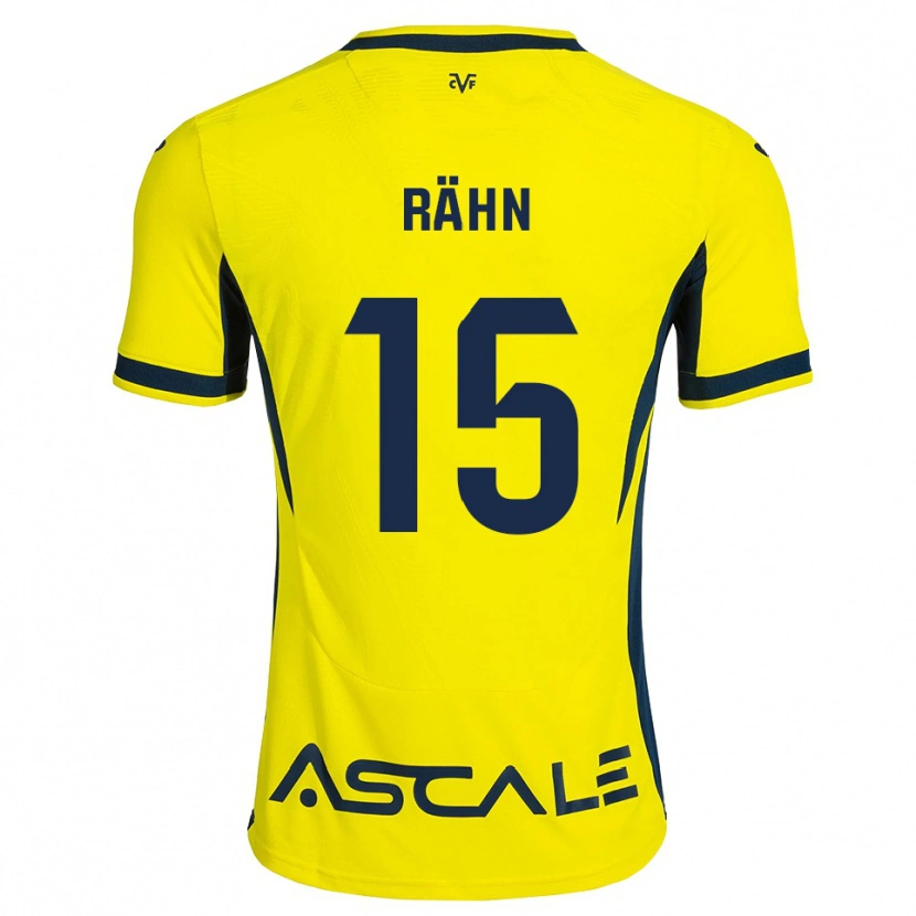 Danxen Homme Maillot Ronan Rähn #15 Jaune Noir Rouge Tenues Domicile 2026/27 T-Shirt