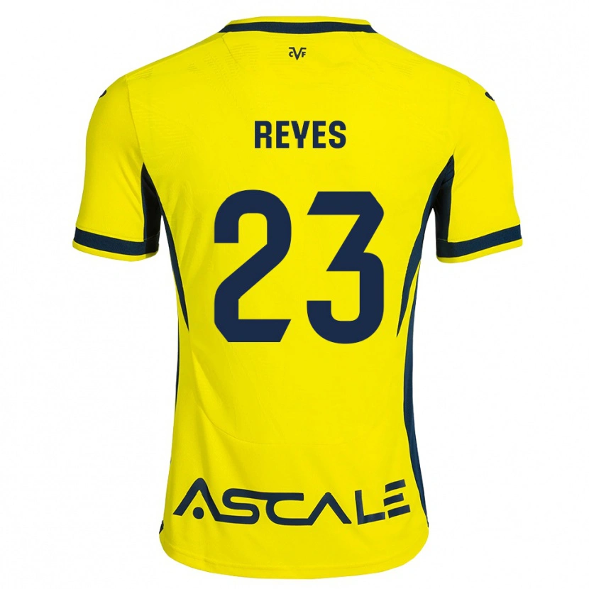 Danxen Homme Maillot Dani Reyes #23 Jaune Noir Rouge Tenues Domicile 2026/27 T-Shirt