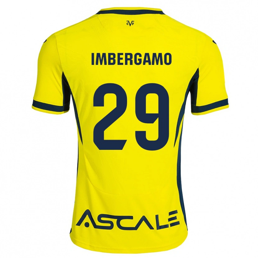 Danxen Homme Maillot Mar Imbergamo #29 Jaune Noir Rouge Tenues Domicile 2026/27 T-Shirt
