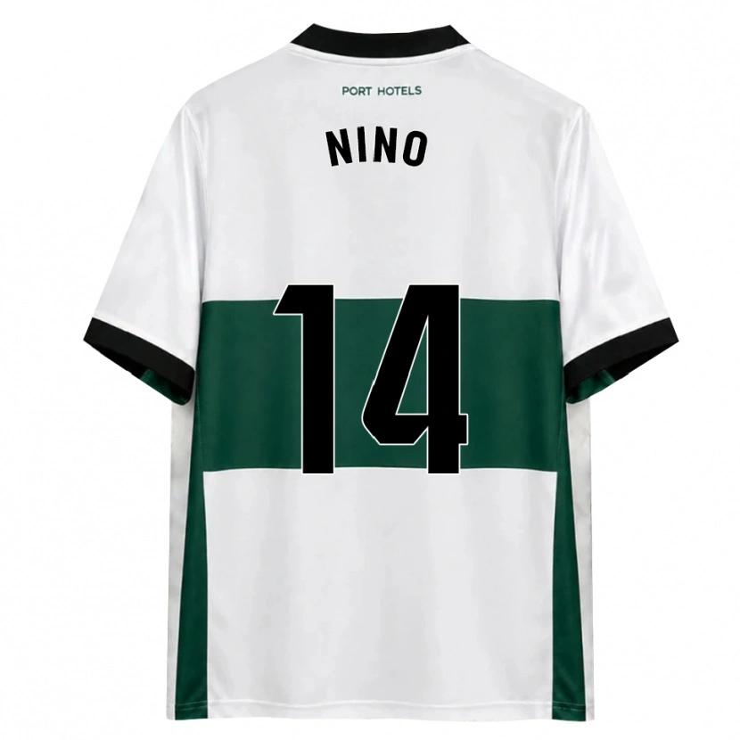 Danxen Homme Maillot Fer Niño #14 Vert Blanc Rouge Tenues Domicile 2026/27 T-Shirt