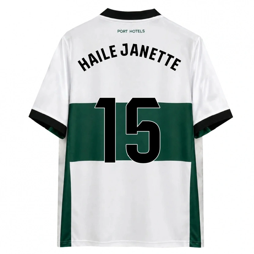 Danxen Homme Maillot Haile Janette Pereira Richards #15 Vert Blanc Rouge Tenues Domicile 2026/27 T-Shirt