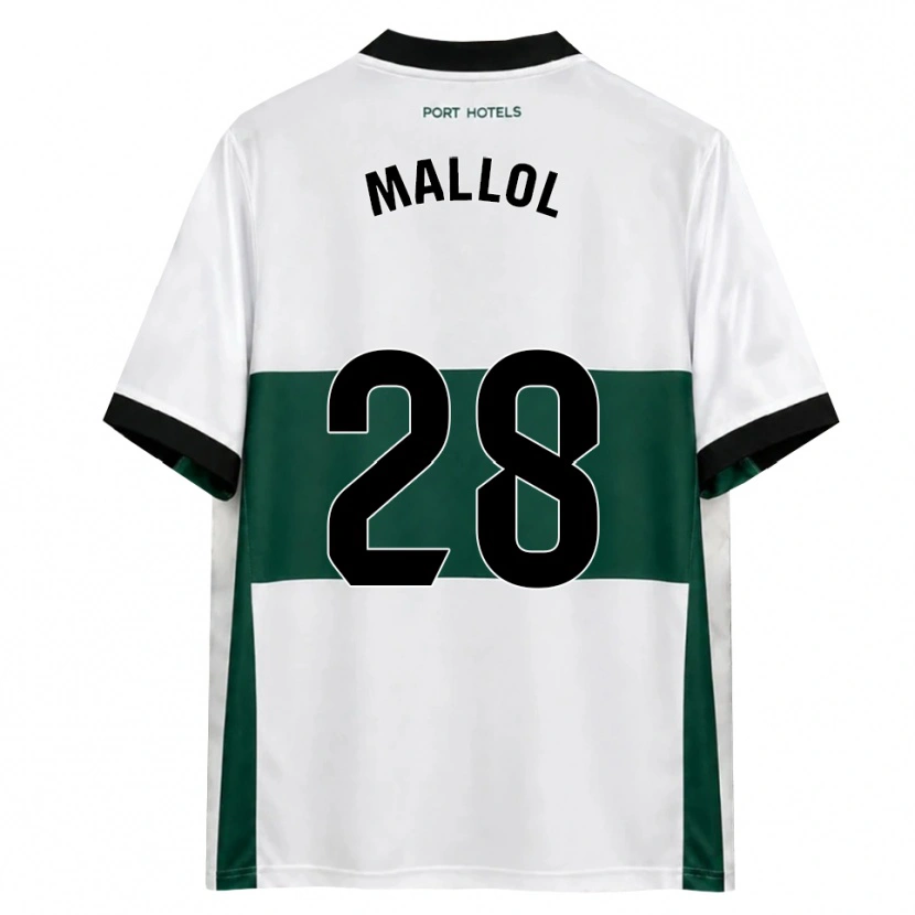 Danxen Homme Maillot Enrique Mallol #28 Vert Blanc Rouge Tenues Domicile 2026/27 T-Shirt